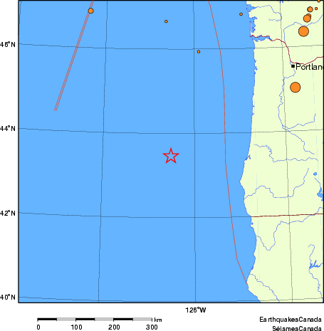 Map of earthquakes magnitude 2.0 and larger, 2000 - present