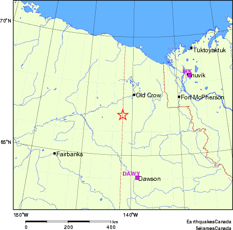 Map of Regional Seismographs