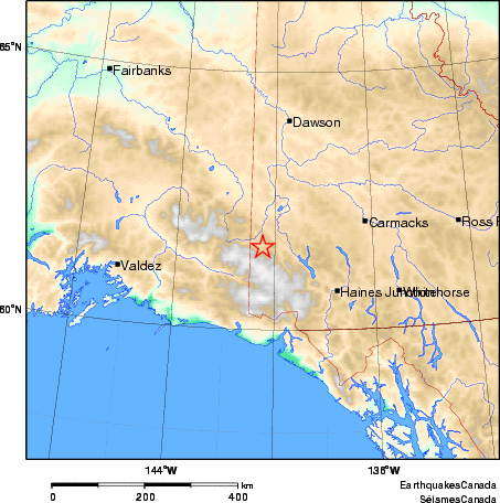 Map of Earthquake Area
