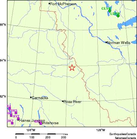 Map of Regional Seismographs