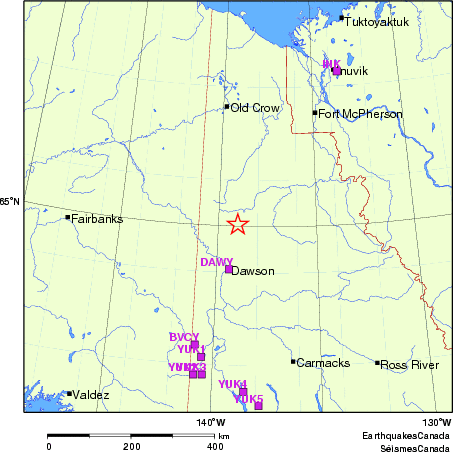 Map of Regional Seismographs