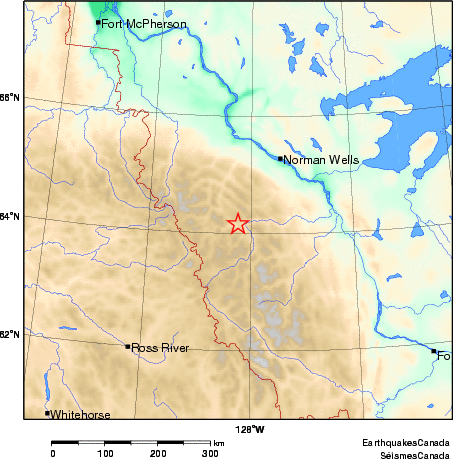 Map of Earthquake Area