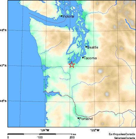 Map of Earthquake Area