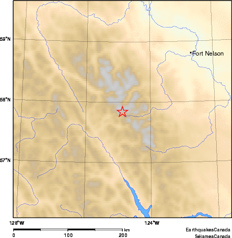 Map of Earthquake Area