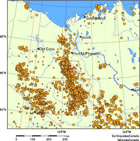 Map of earthquakes magnitude 2.0 and larger, 2000 - present