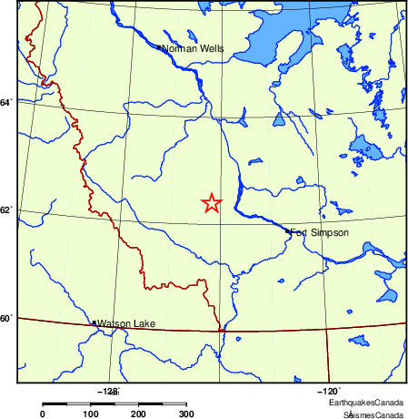 Map of Regional Seismographs