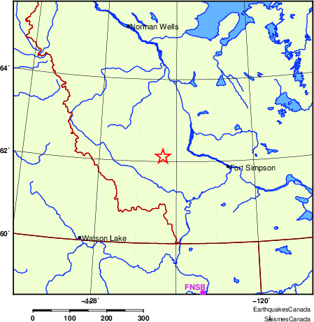Map of Regional Seismographs