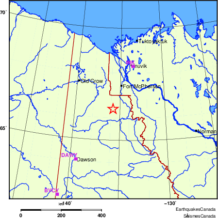Map of Regional Seismographs