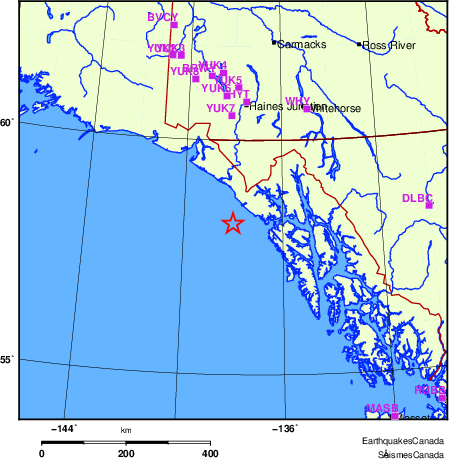 Map of Regional Seismographs