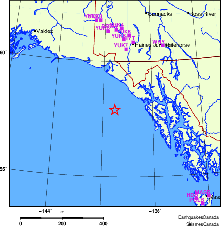 carte des localisations des stations sismologiques locales