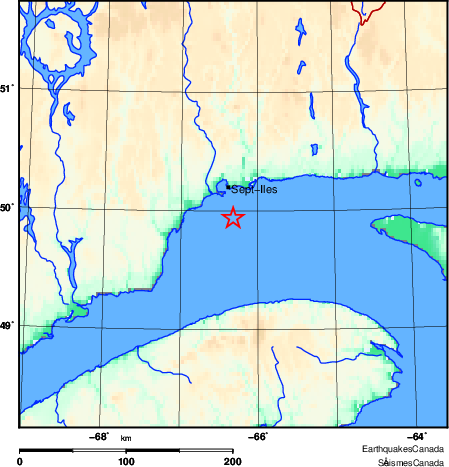 Map of Earthquake Area