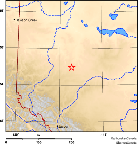 Map of Earthquake Area