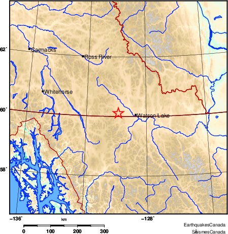 Map of Earthquake Area