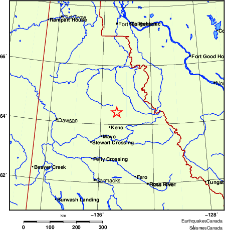 Map of Earthquake Localities