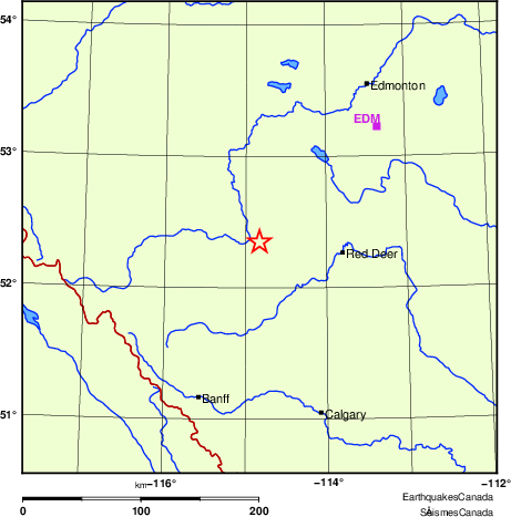 carte des localisations des stations sismologiques locales
