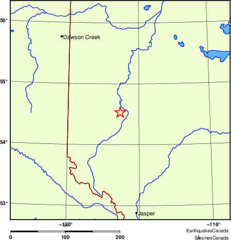carte des localisations des stations sismologiques locales