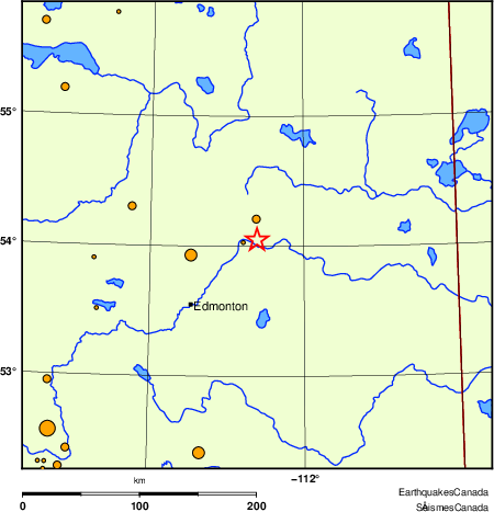 carte des des s&eacute;ismes de magnitude 2,0 et plus depuis 2000
