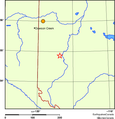 carte des séismes historiques de magnitude 5,0 et plus. Détails dans le tableau de données ci-dessous