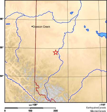 carte des environs du s&eacute;isme